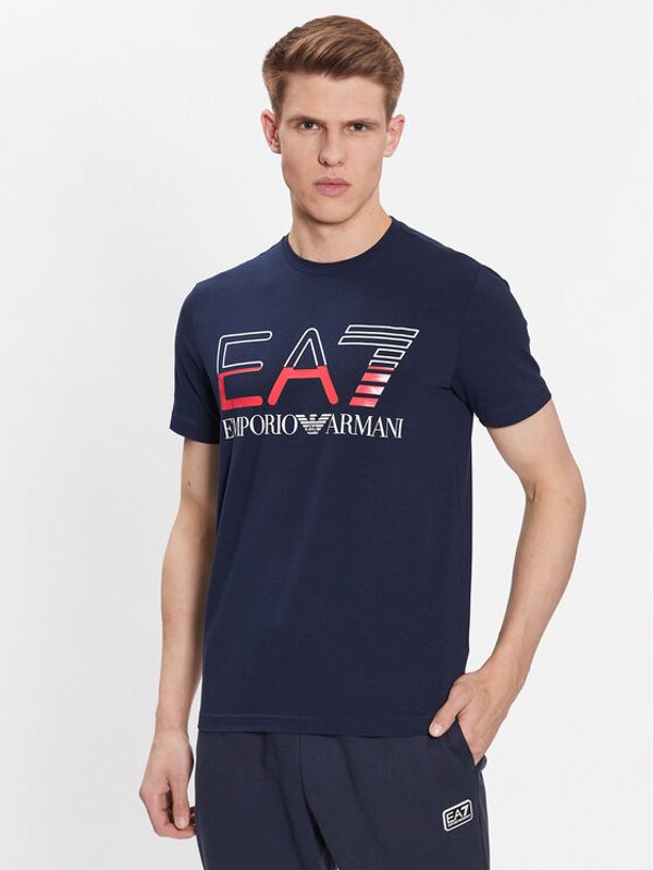EA7 Emporio Armani EA7 Emporio Armani Тишърт 3RPT07 PJLBZ 1554 Тъмносин Regular Fit