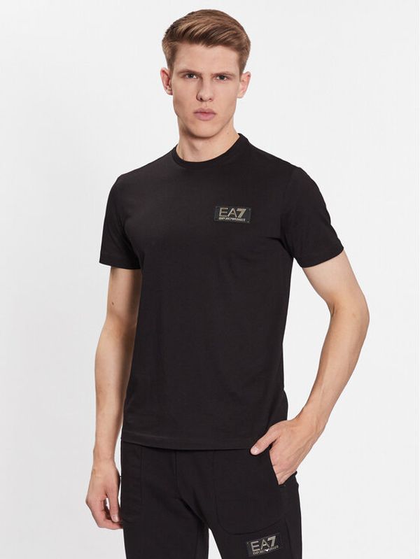 EA7 Emporio Armani EA7 Emporio Armani Тишърт 3RPT19 PJM9Z 1200 Черен Regular Fit
