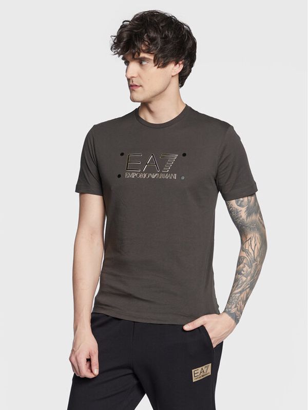 EA7 Emporio Armani EA7 Emporio Armani Тишърт 3RPT20 PJM9Z 1997 Сив Regular Fit