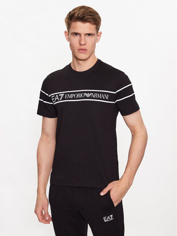 EA7 Emporio Armani EA7 Emporio Armani Тишърт 3RPT46 PJ02Z 0200 Черен Regular Fit