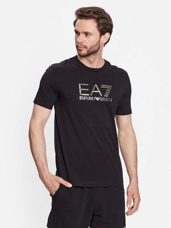 EA7 Emporio Armani EA7 Emporio Armani Тишърт 3RPT71 PJM9Z 1200 Черен Regular Fit