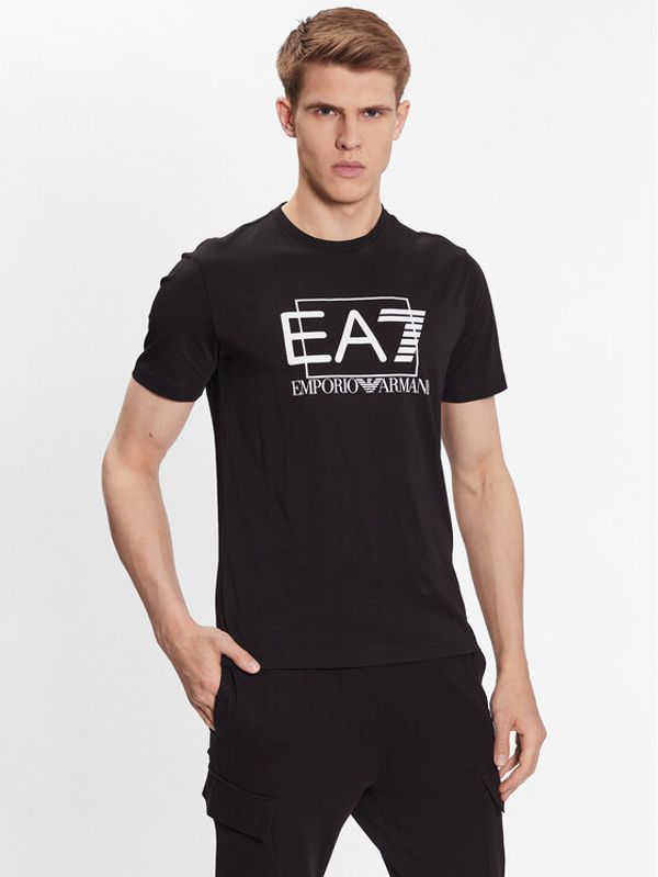 EA7 Emporio Armani EA7 Emporio Armani Тишърт 3RPT81 PJM9Z 1200 Черен Regular Fit