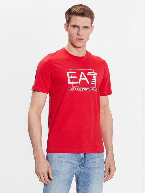EA7 Emporio Armani EA7 Emporio Armani Тишърт 3RPT81 PJM9Z 1451 Червен Regular Fit