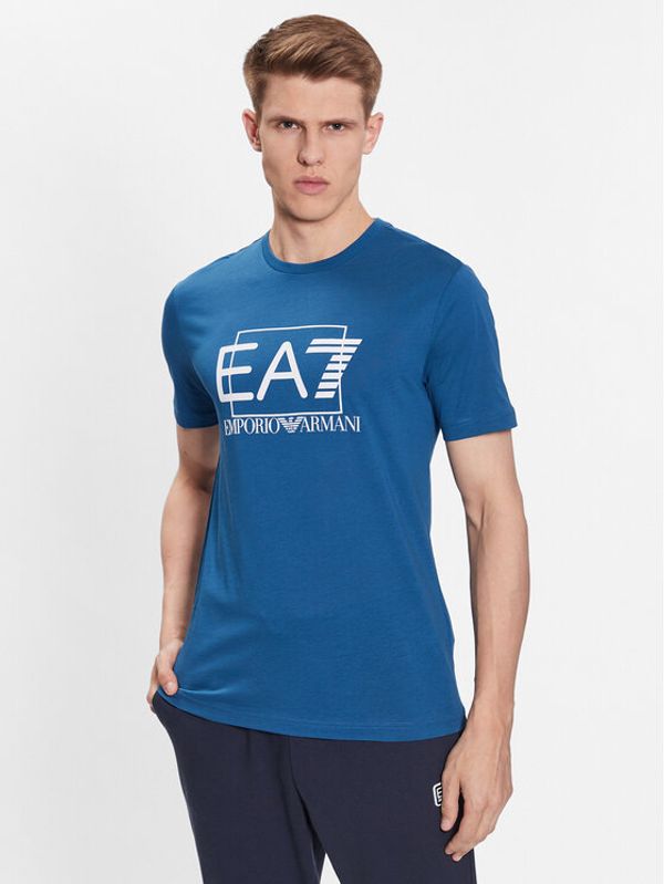 EA7 Emporio Armani EA7 Emporio Armani Тишърт 3RPT81 PJM9Z 1534 Син Regular Fit