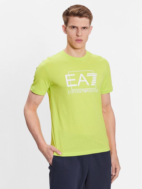 EA7 Emporio Armani EA7 Emporio Armani Тишърт 3RPT81 PJM9Z 1871 Зелен Regular Fit