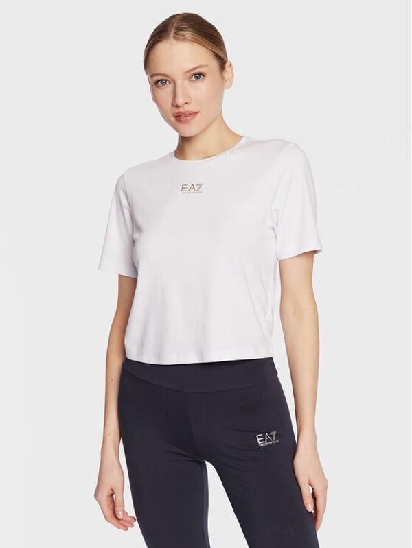 EA7 Emporio Armani EA7 Emporio Armani Тишърт 3RTT07 TJDZZ 0102 Бял Regular Fit