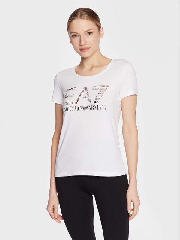 EA7 Emporio Armani EA7 Emporio Armani Тишърт 3RTT17 TJDZZ 1100 Бял Regular Fit