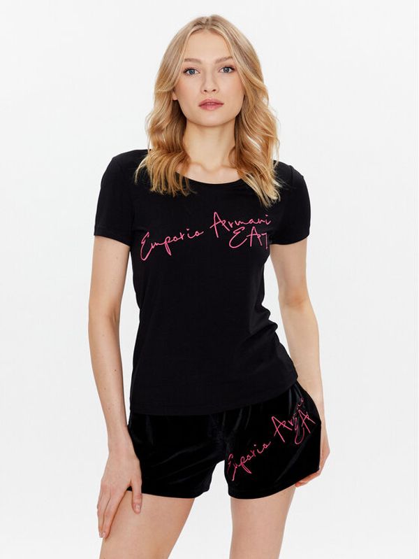 EA7 Emporio Armani EA7 Emporio Armani Тишърт 3RTT23 TJDZZ 1200 Черен Regular Fit