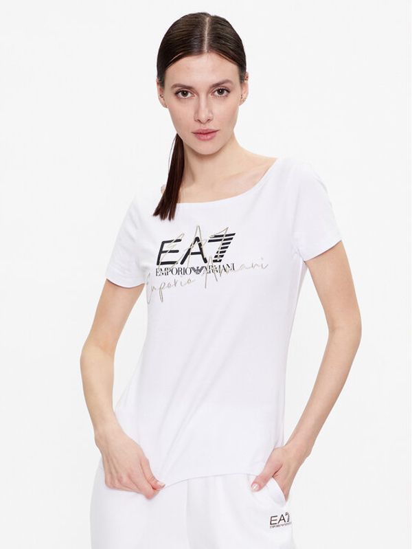 EA7 Emporio Armani EA7 Emporio Armani Тишърт 3RTT30 TJDLZ 1100 Бял Regular Fit