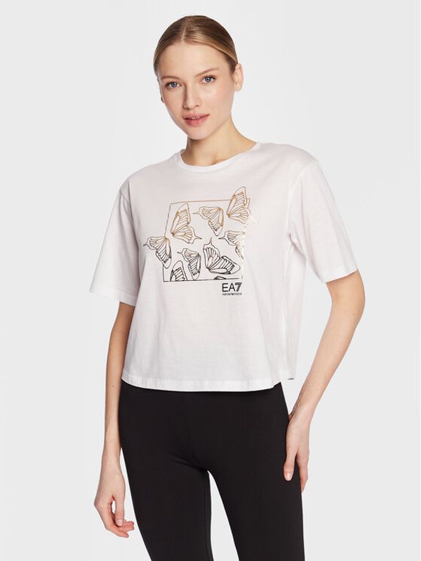 EA7 Emporio Armani EA7 Emporio Armani Тишърт 3RTT31 TJKSZ 1100 Бял Regular Fit