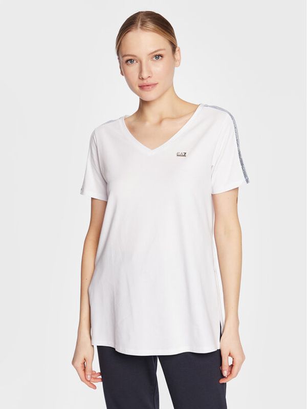 EA7 Emporio Armani EA7 Emporio Armani Тишърт 3RTT43 TJDZZ 1100 Бял Relaxed Fit