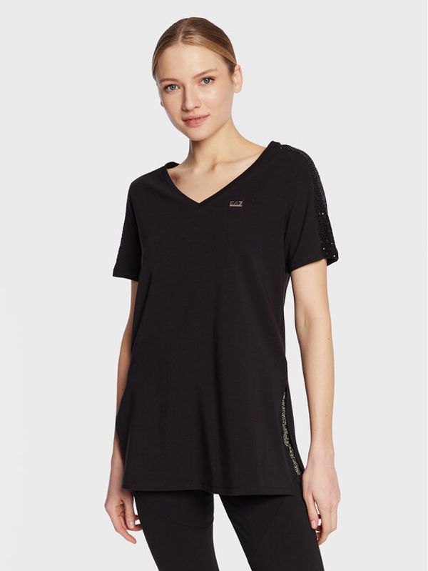 EA7 Emporio Armani EA7 Emporio Armani Тишърт 3RTT43 TJDZZ 1200 Черен Regular Fit