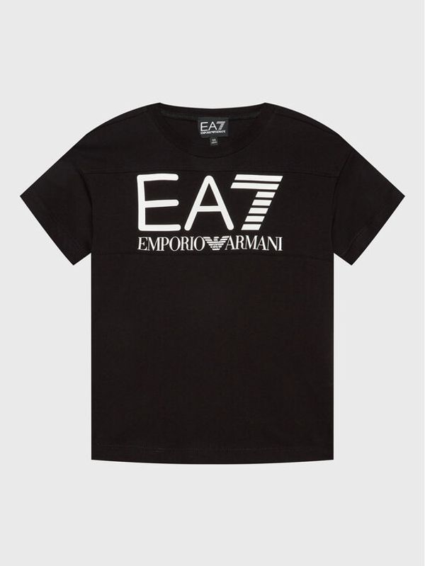 EA7 Emporio Armani EA7 Emporio Armani Тишърт 6LBT58 BJ02Z 1200 Черен Regular Fit