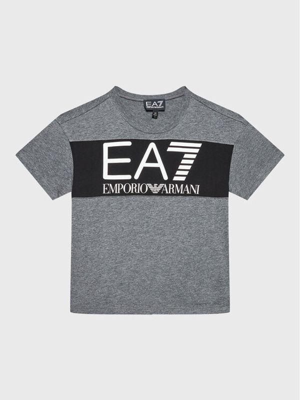 EA7 Emporio Armani EA7 Emporio Armani Тишърт 6LBT58 BJ02Z 3925 Сив Regular Fit