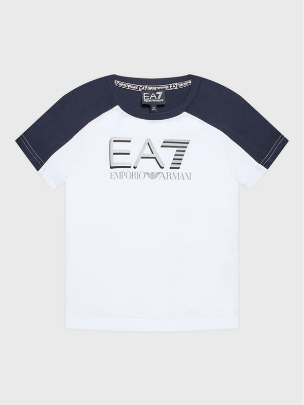 EA7 Emporio Armani EA7 Emporio Armani Тишърт 6LBT64 BJ02Z 1100 Бял Regular Fit