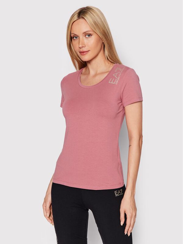 EA7 Emporio Armani EA7 Emporio Armani Тишърт 6LTT04 TJFKZ 1438 Розов Regular Fit