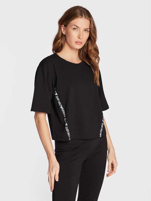 EA7 Emporio Armani EA7 Emporio Armani Тишърт 6LTT08 TJFKZ 1200 Черен Relaxed Fit