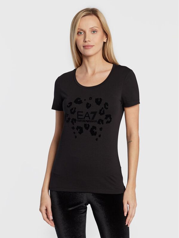 EA7 Emporio Armani EA7 Emporio Armani Тишърт 6LTT15 TJDZZ 1200 Черен Regular Fit
