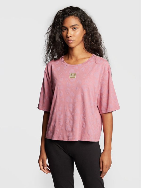 EA7 Emporio Armani EA7 Emporio Armani Тишърт 6LTT31 TJDZZ 1438 Розов Relaxed Fit