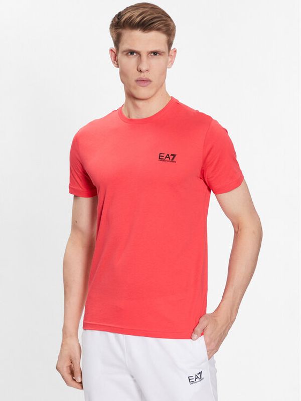 EA7 Emporio Armani EA7 Emporio Armani Тишърт 8NPT51 PJM9Z 1480 Червен Regular Fit