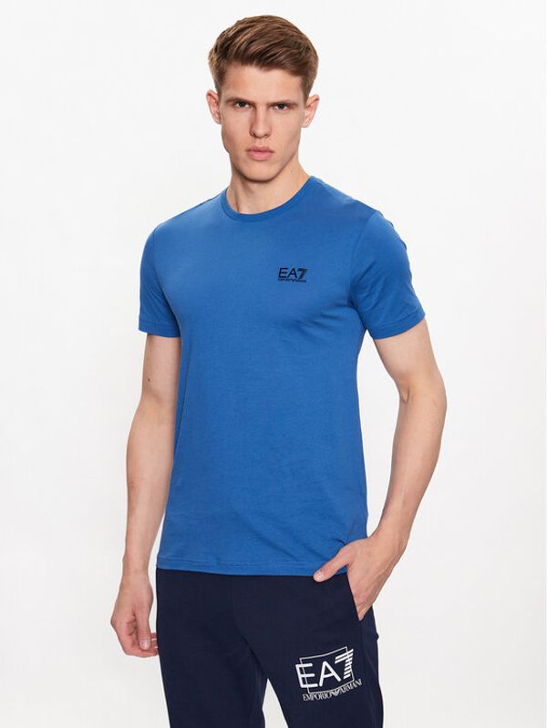 EA7 Emporio Armani EA7 Emporio Armani Тишърт 8NPT51 PJM9Z 1538 Син Regular Fit