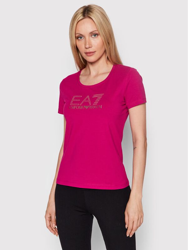 EA7 Emporio Armani EA7 Emporio Armani Тишърт 8NTT24 TJ2HZ 1443 Розов Slim Fit