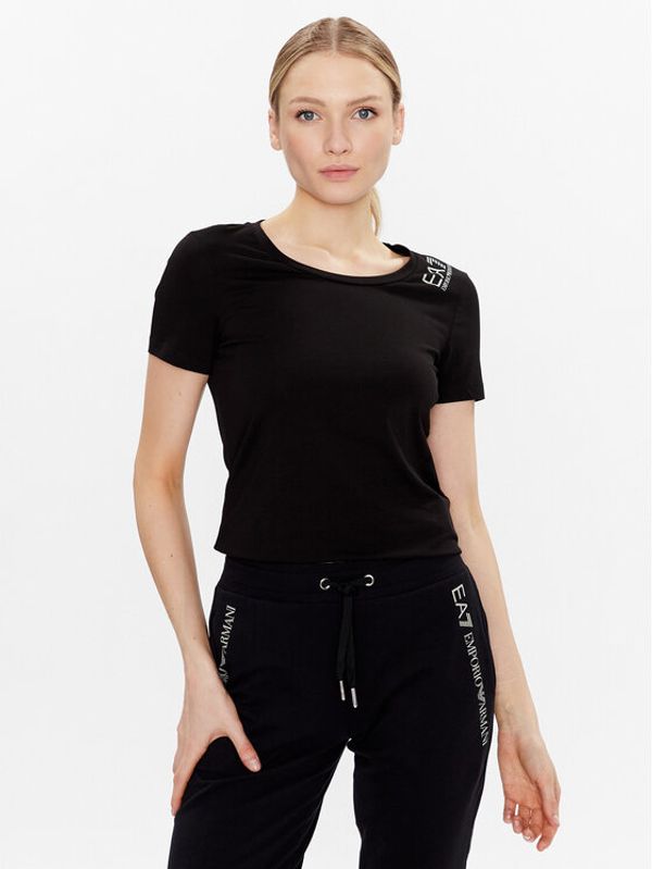 EA7 Emporio Armani EA7 Emporio Armani Тишърт 8NTT50 TJFKZ 0200 Черен Regular Fit