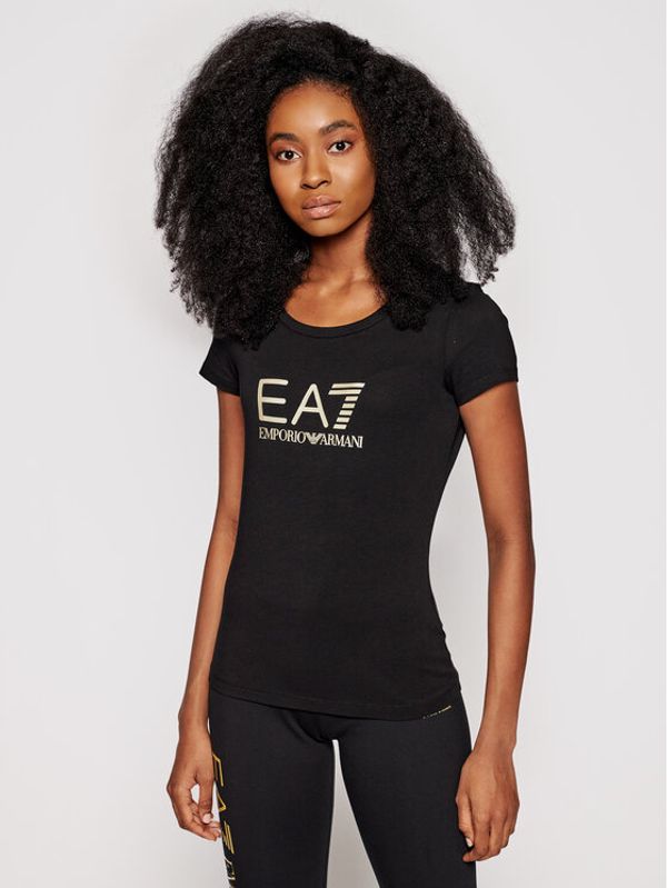 EA7 Emporio Armani EA7 Emporio Armani Тишърт 8NTT63 TJ12Z 0200 Черен Slim Fit