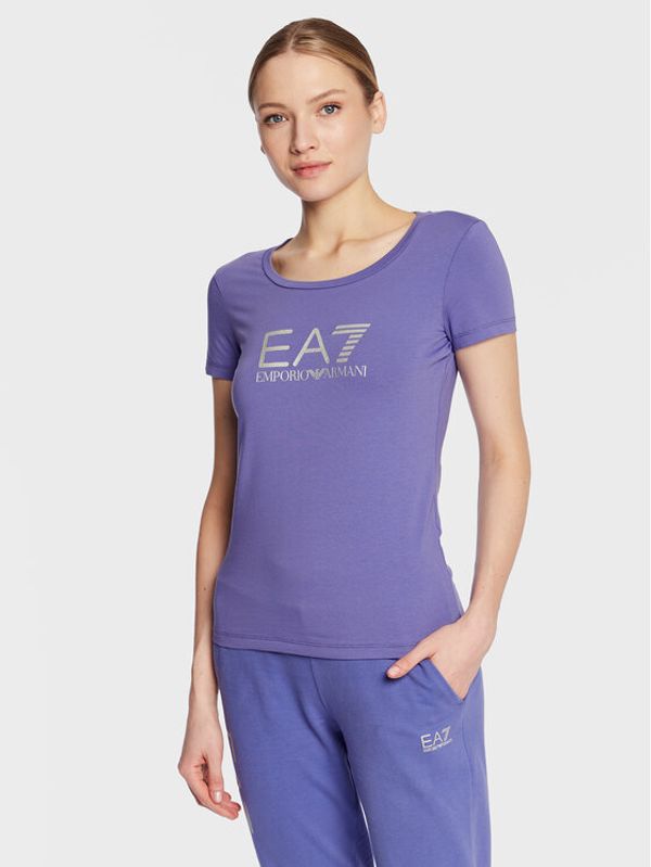 EA7 Emporio Armani EA7 Emporio Armani Тишърт 8NTT66 TJFKZ 1532 Виолетов Regular Fit