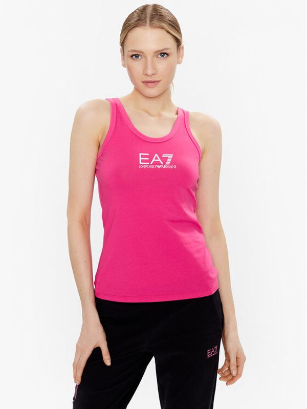 EA7 Emporio Armani EA7 Emporio Armani топ 3RTH04 TJFKZ 1417 Розов Regular Fit