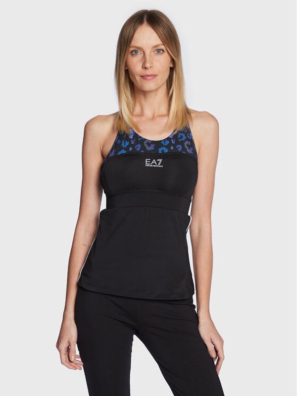 EA7 Emporio Armani EA7 Emporio Armani топ 6LTH55 TJJGZ 1200 Черен Slim Fit