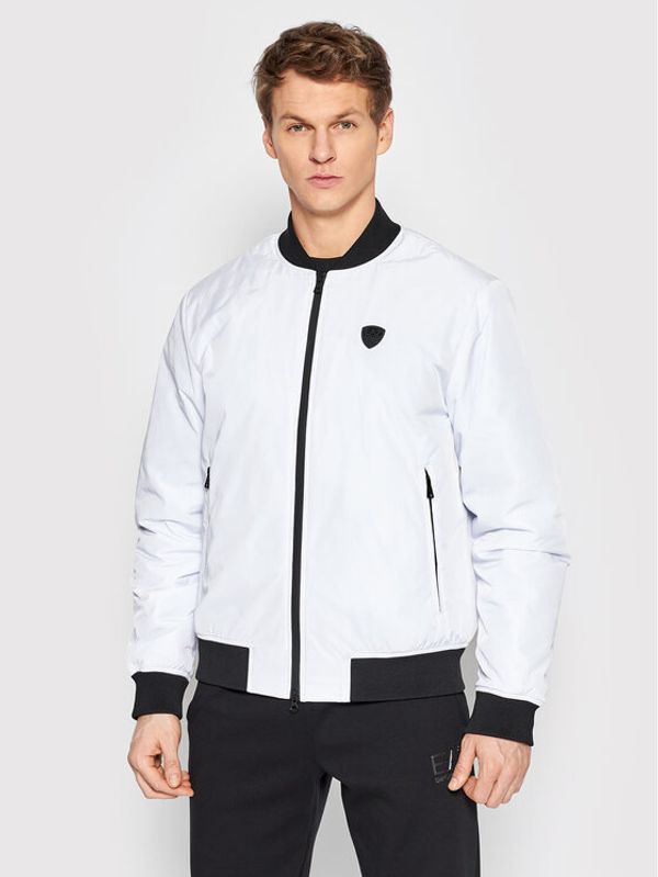 EA7 Emporio Armani EA7 Emporio Armani Яке бомбър 8NPB10 PN7LZ 1100 Бял Regular Fit