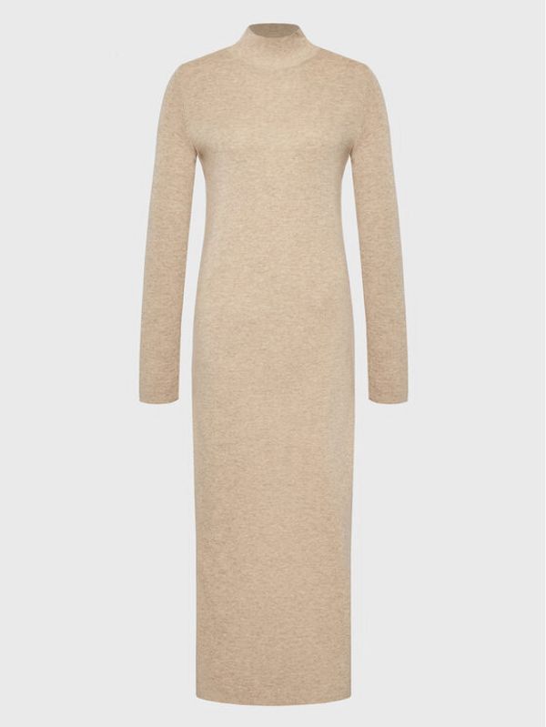 Ecoalf Ecoalf Плетена рокля Inma GADRINMAD6260WW22 Екрю Regular Fit