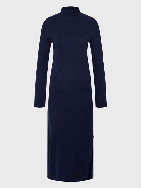 Ecoalf Ecoalf Плетена рокля Inma GADRINMAD6260WW22 Тъмносин Regular Fit