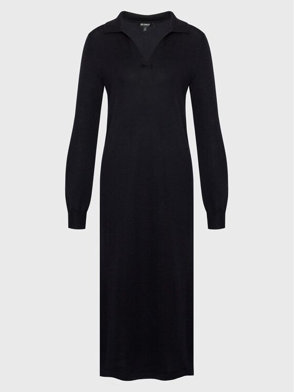 Ecoalf Ecoalf Плетена рокля Ter GADRTERAL6260WW22 Черен Regular Fit