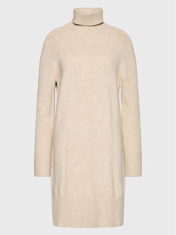 Ecoalf Ecoalf Плетена рокля Thea GADRTHEAD6320WW22 Бежов Regular Fit