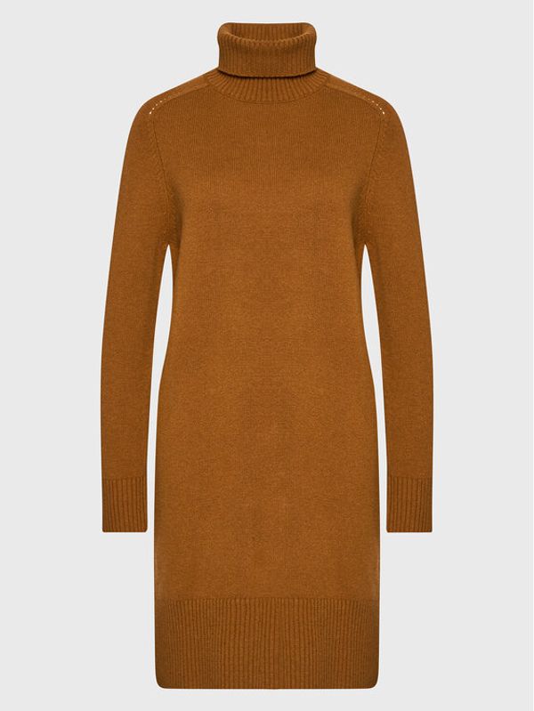 Ecoalf Ecoalf Плетена рокля Thea GADRTHEAD6320WW22 Кафяв Regular Fit