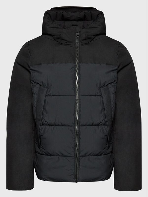 Ecoalf Ecoalf Пухено яке Alike GAJKALIKE4070MW22 Черен Regular Fit