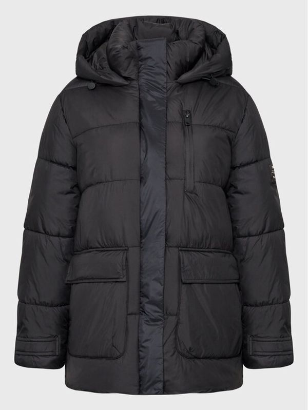 Ecoalf Ecoalf Пухено яке Baily GAJKBAILY9870WW22 Черен Regular Fit
