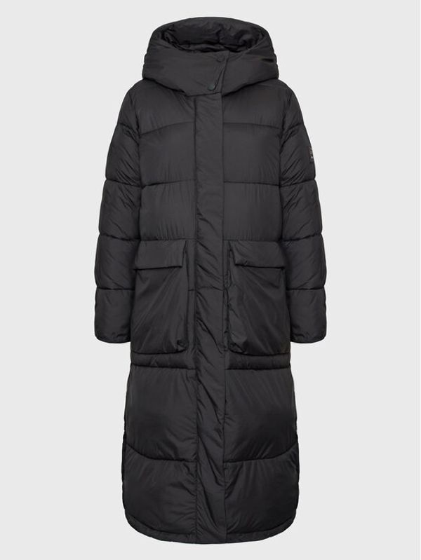 Ecoalf Ecoalf Пухено яке Siba GAJKSIBAL9870WW22 Черен Regular Fit