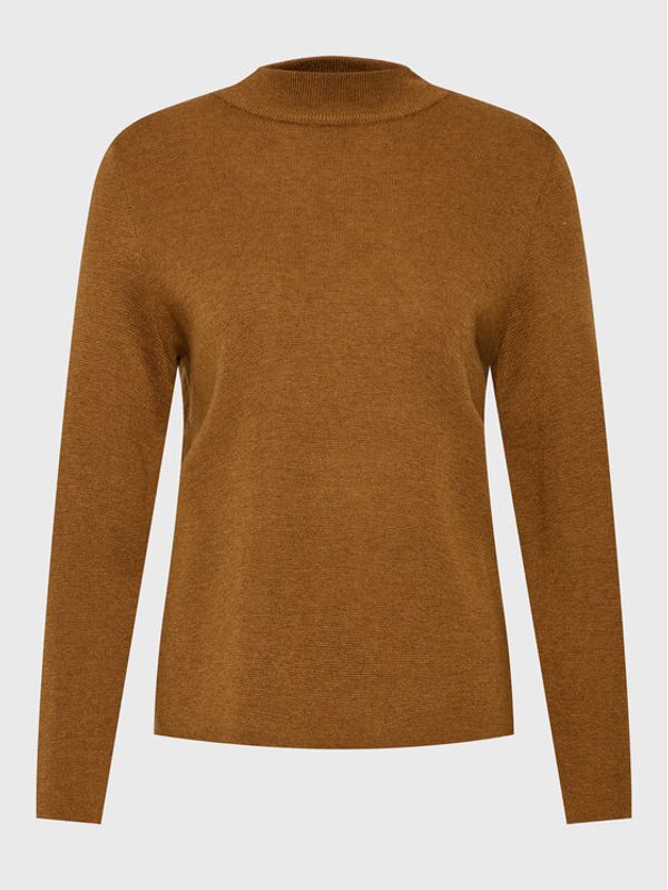 Ecoalf Ecoalf Пуловер Lena GAKNLENAL6260WW22 Кафяв Regular Fit