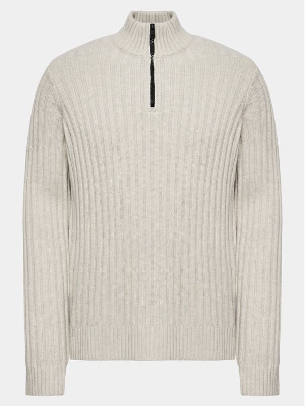 Ecoalf Ecoalf Пуловер Terialf GAKNTERIA6320MW22 Бежов Regular Fit