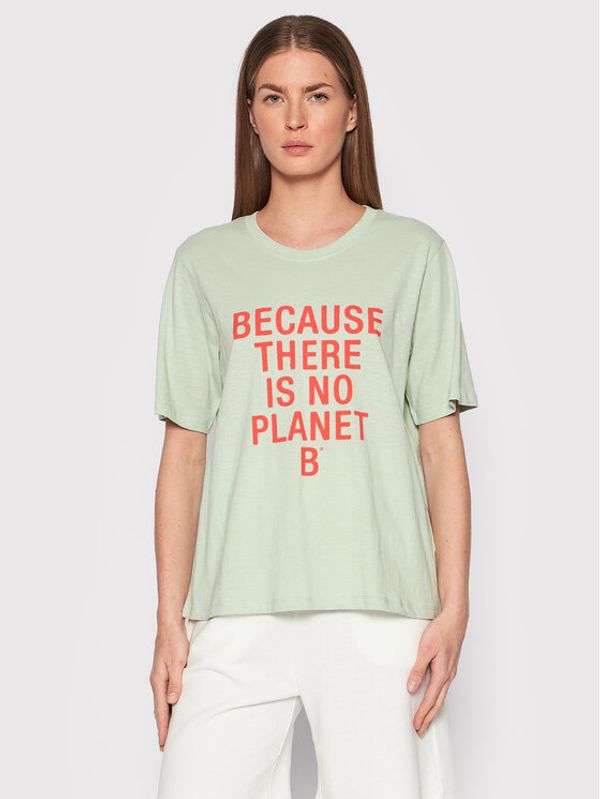 Ecoalf Ecoalf Тишърт Rami GATSRAMIA1232WS22 Зелен Regular Fit