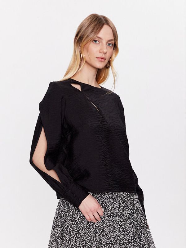 Edited Edited Блуза Clarice EDT6677002 Черен Regular Fit