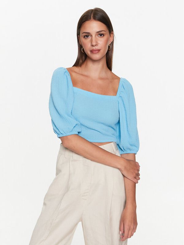 Edited Edited Блуза EDT6881001 Син Fitted Fit