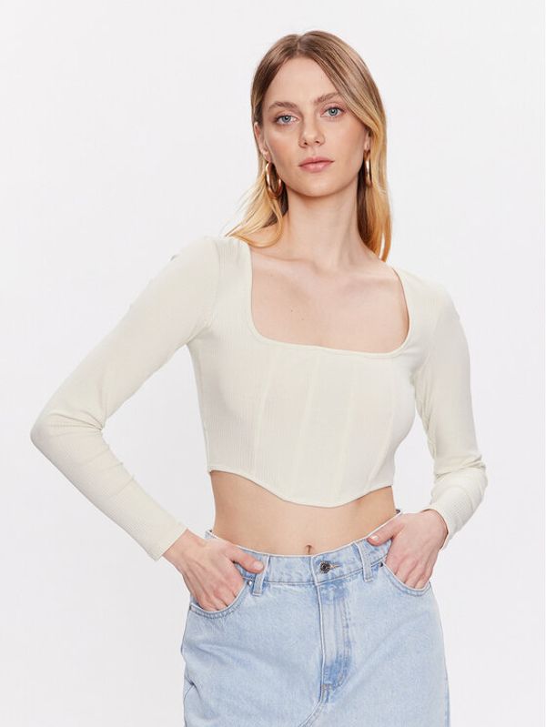 Edited Edited Блуза Merian EDT6760001 Екрю Slim Fit