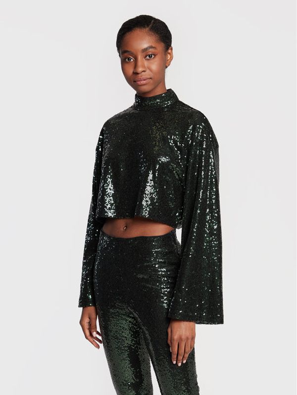 Edited Edited Блуза Nyala EDT6351001000002 Зелен Relaxed Fit