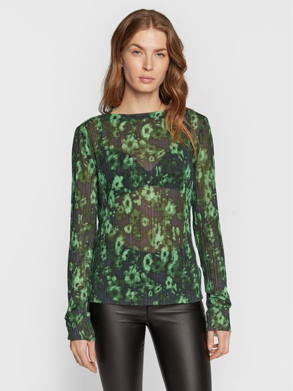 Edited Edited Блуза Querida EDT5960002000002 Зелен Slim Fit