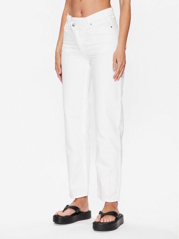 Edited Edited Дънки EDT6802001 Бял Boyfriend Fit