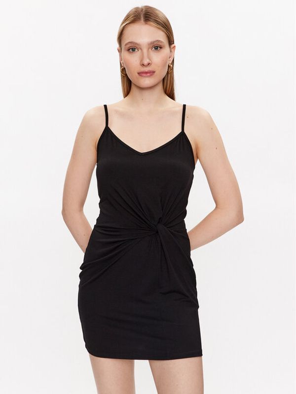 Edited Edited Ежедневна рокля EDT6914001 Черен Casual Fit